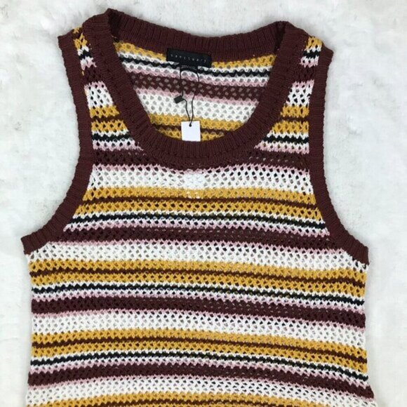 SANCTUARY Crochet Sweater Vest NWT Large - Picture 6 of 12